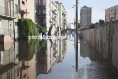 roma-pietralata-allagamento-via-silvano-foto-storica-anni60-70-colorizzata
