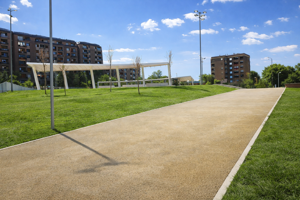 Parte interna della Rambla di Pietralata